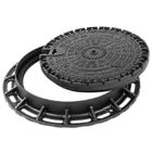 черное листовое железо крышки люка круглого литого железа 500mm/дуктильная рамка утюга