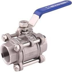 Стандарт En места PDR 0,8 3 части скважины Npt Dn50 Aisi 316l Pn16 шарикового клапана полной