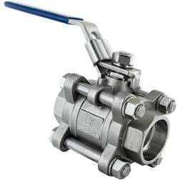 Стандарт En места PDR 0,8 3 части скважины Npt Dn50 Aisi 316l Pn16 шарикового клапана полной
