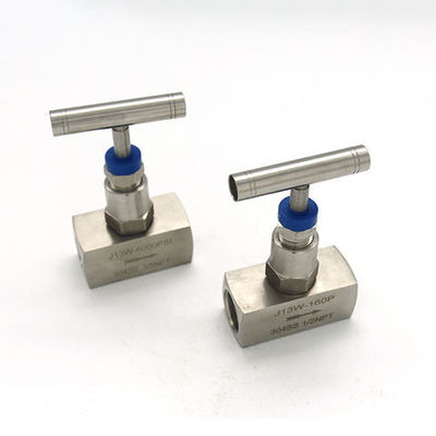 BSPP BSPT NPT продело нитку игольчатый клапан тела нержавеющей стали 1/2