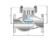 Высококачественный нержавеющий сталь фланцевый клапан Z41H-150LB США стандартные клапаны