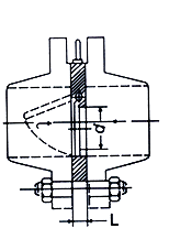 Тип вафли задерживающего клапана диска CF8 PN40 SUS304 одиночный на нефть или пар 7